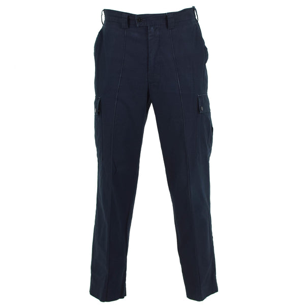 Original British police pants blue ripstop durable uniform trousers surplus