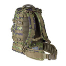 Large 40 liter A.Blochl U.S. Assault tactical backpack in M84 camouflage with padded straps and quick-release waist buckle