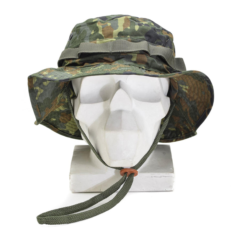 Mil-Tec Brand Military style ripstop boonie hat lightweight flecktarn army cap