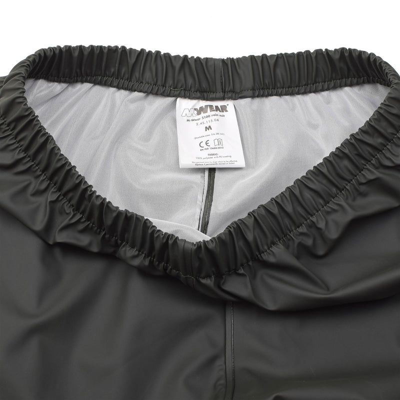 Genuine Belgian military wet weather pants waterproof outdoor olive trousers NEW