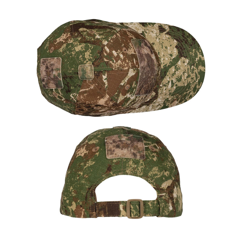 MIL-TEC military style Base Cap camouflage lightweight adjustable patch plates