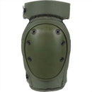 AltaCONTOUR Tactical Knee Pads Long Cap Ergonomic Contour Shape AltaLok Olive