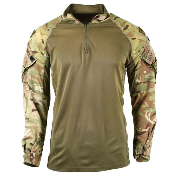 Original British under body armor shirt UBAC MTP camo military issue sweatshirt