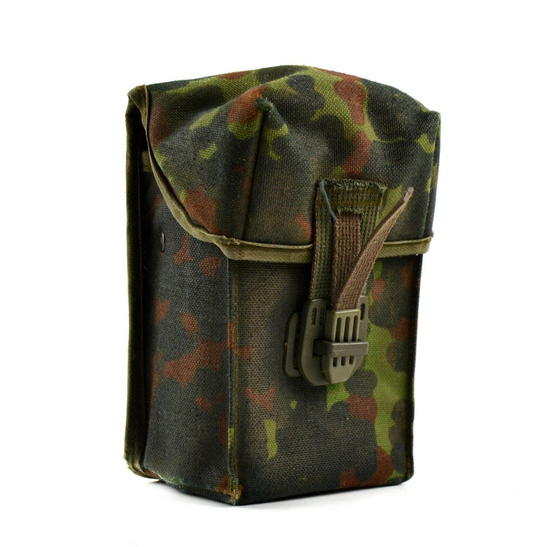 Original German Army Bundeswehr Flecktarn Utility Pouch Belt Bag Camo