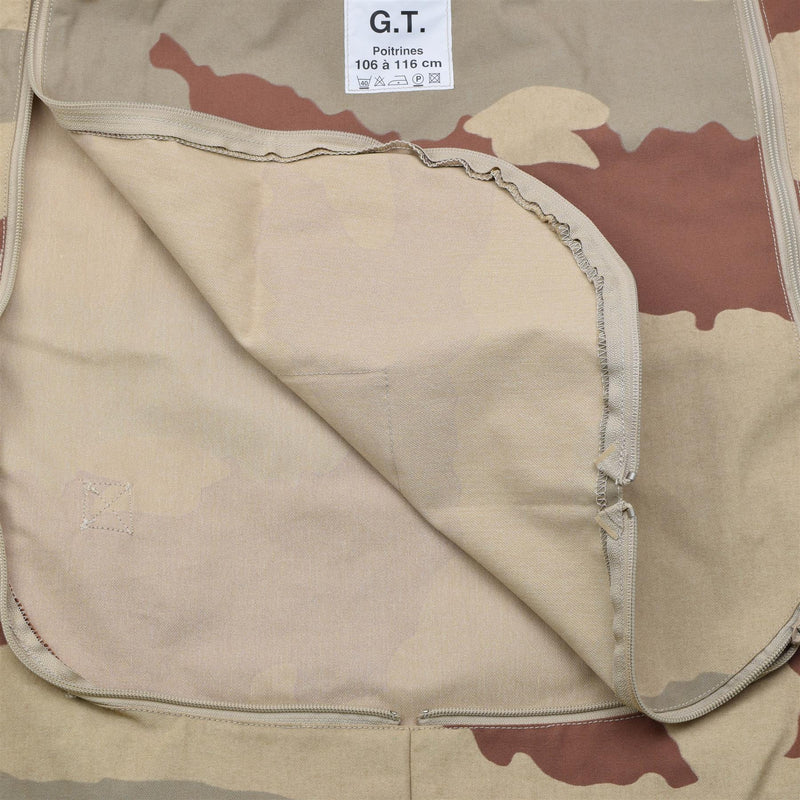 Original French Military Flak Jacket without Ballistic Plates Deguet Camo