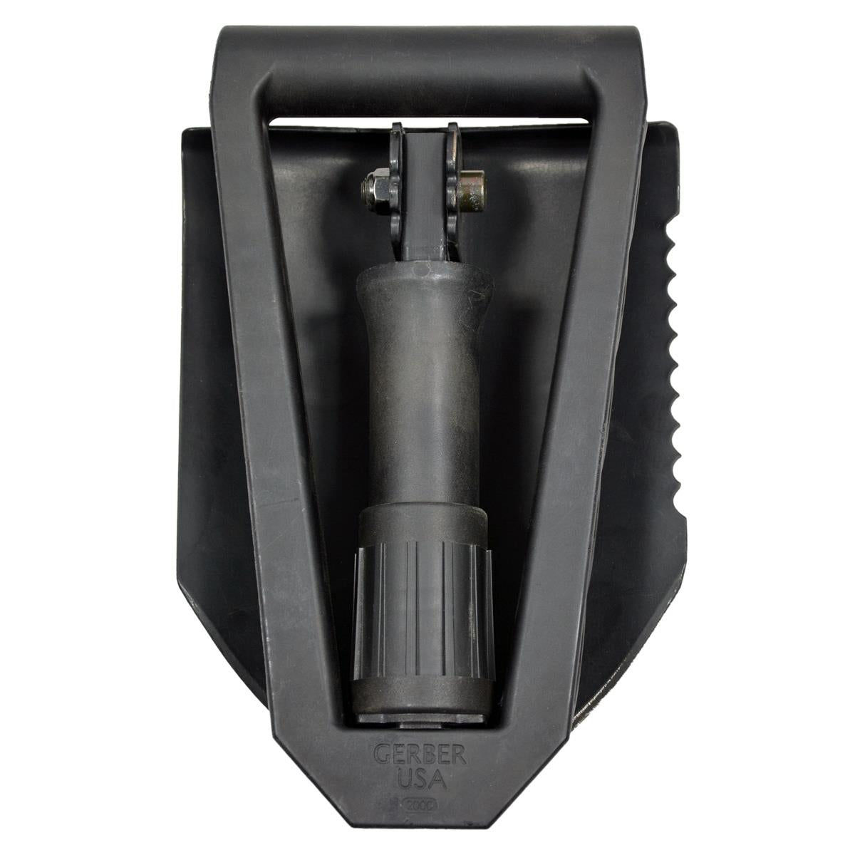 Original U.S. Military Folding Shovel 3 Stage System High End Shaft Black