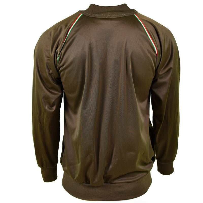 Genuine Italian Army Training Tracksuit Top Jacket Military Sports Vintage