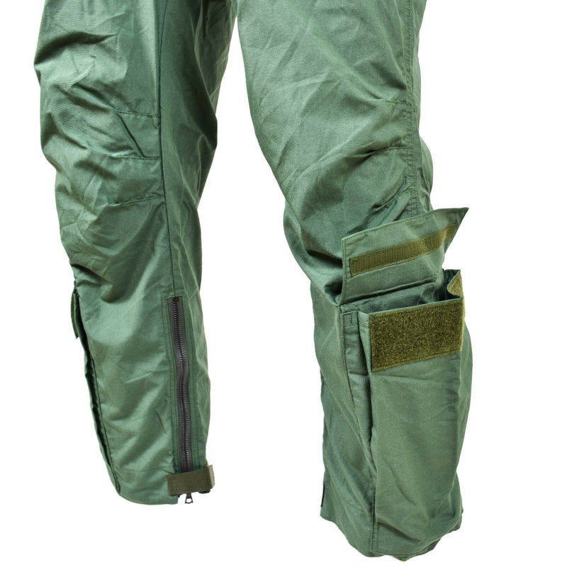 Original British military coverall green MK16 Nomex flame-resistant jumpsuit