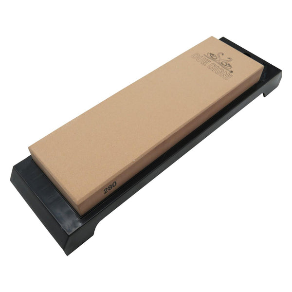 Due Cigni Sharpening Stone 280 Grit Japanese Water Whetstone Base Beige