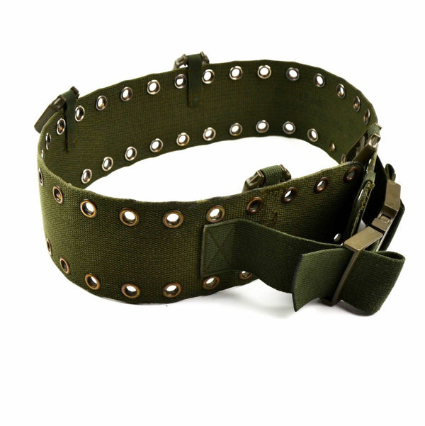 Original German army harness belt Webbing tactical belt suspenders combat