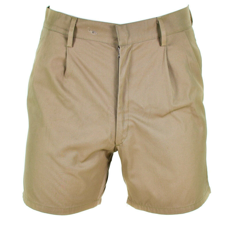 Genuine Italian army shorts Khaki Chino Military combat field bermuda BDU