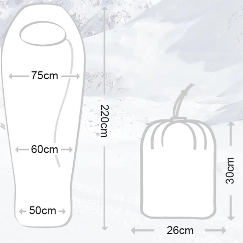 BCB Oren 35 winter sleeping bag adult cold weather camping outdoor -14°C Orange