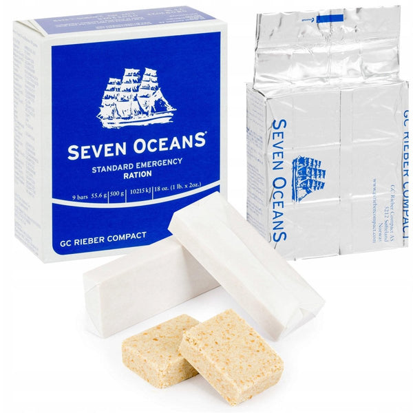 BCB Seven oceans biscuit emergency food ration meal survival hiking prepper 2pcs