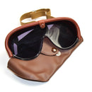 Genuine Italy italian army tanker goggles. New with case dust-wind protection - GoMilitar