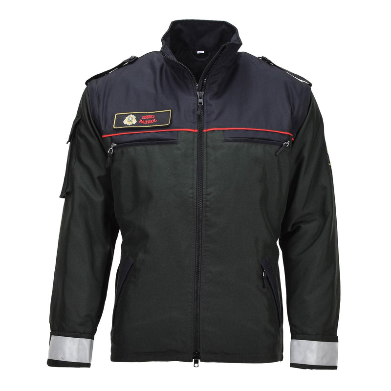 Genuine Austria District Patrol Jacket Reflective Details Durable Navy