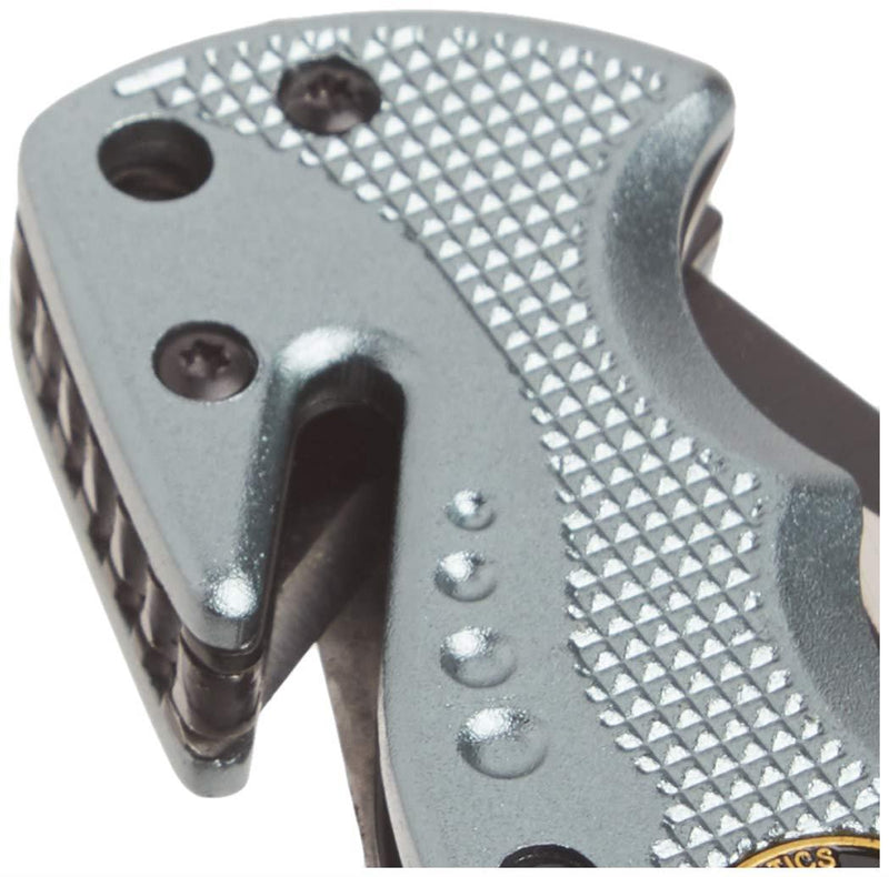 Boker Brand folding pocket knife Hero gray stainless steel 440A aluminum handle - GoMilitar