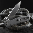 Boker Plus Atlas SW Folding Pocket Knife 12C27 Blade Stainless Steel Handle