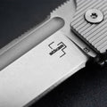 Boker Plus BabyX Folding Pocket Knife D2 Blade Stainless Steel Handle Gray