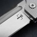 Boker Plus BabyX Folding Pocket Knife D2 Blade Stainless Steel Handle Gray