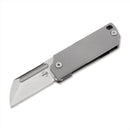 Boker Plus BabyX Folding Pocket Knife D2 Blade Stainless Steel Handle Gray