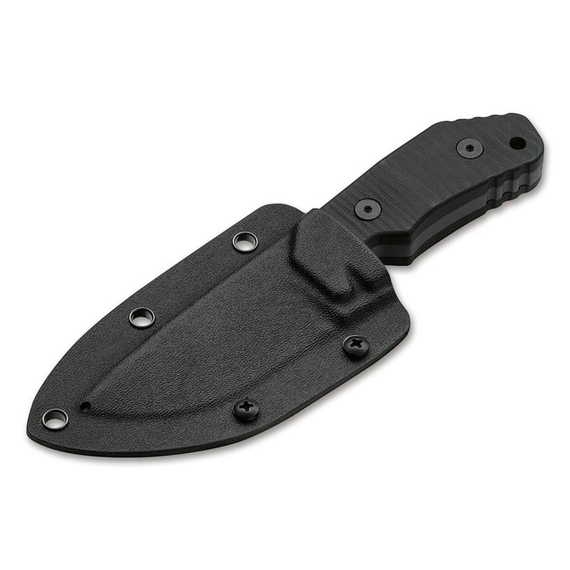 Boker Plus Little Dvalin Black Fixed Knife D2 Stainless Steel Tactical Knife EDC