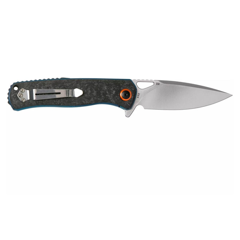 Boker Plus Nebula Pocket Knife D2 Stainless Steel Folding Knife Carbon Handle