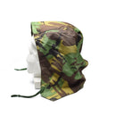 British Military detachable parka hood in DPM woodland camouflage for cold weather protection and durability