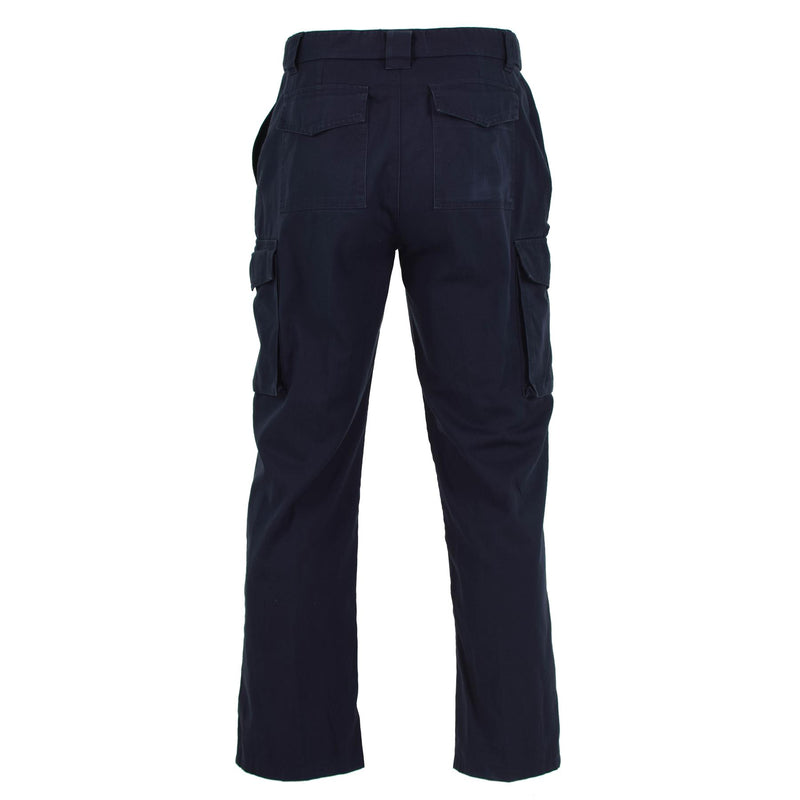 Genuine British police trousers blue uniform pants lightweight military surplus