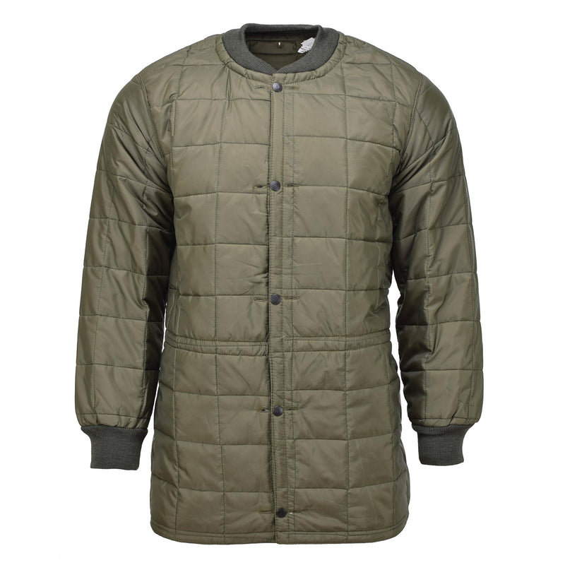 Original Italian Military parka detachable quilted liner field jacket olive NEW