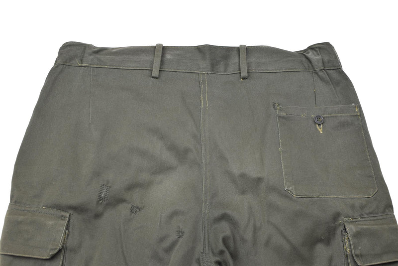 Original Italian military work pants reinforced workwear uniform cargo trousers