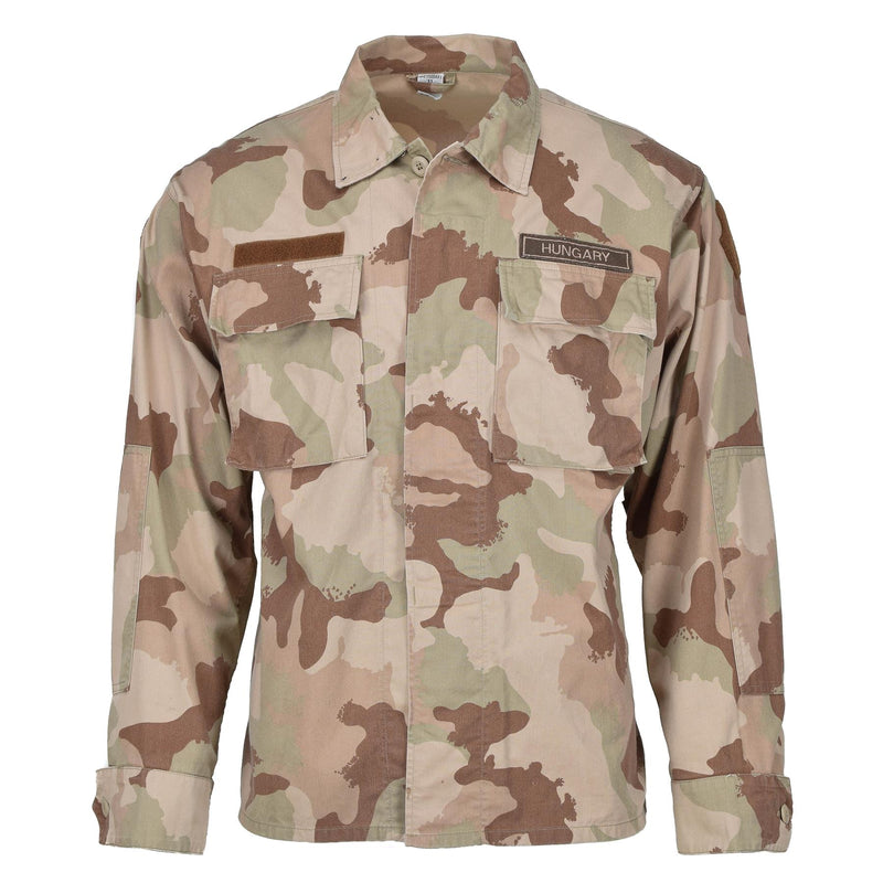 Original Hungarian Military tactical jacket combat desert camo shirt lightweight