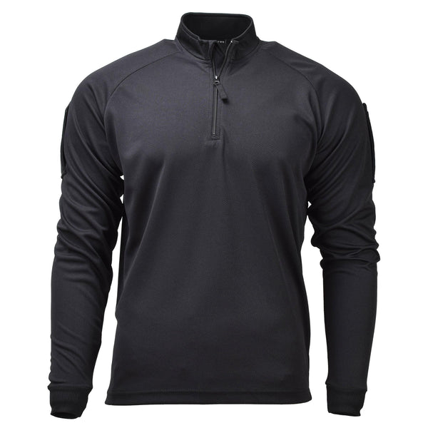 Original British military combat tactical shirts black zipped breathable NEW
