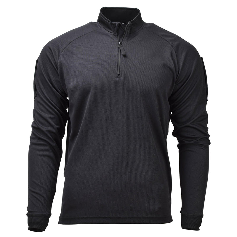 Original British military combat tactical shirts black zipped breathable NEW