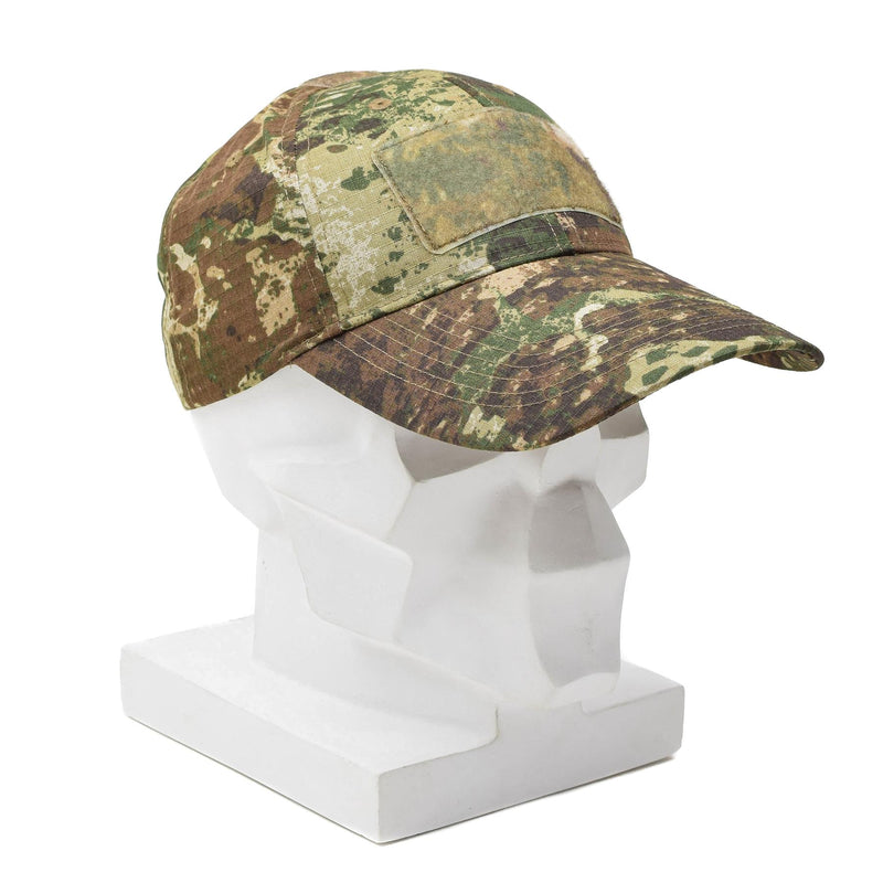 MIL-TEC military style Base Cap camouflage lightweight adjustable patch plates