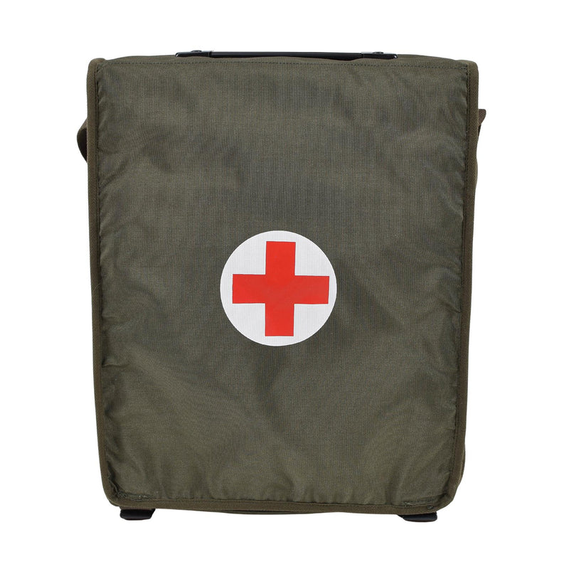 Original Austrian army first aid bag shoulder olive doctor medical survival NEW