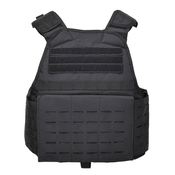MIL-TEC LASER CUT tactical combat plate carrier military vest molle compactable Black