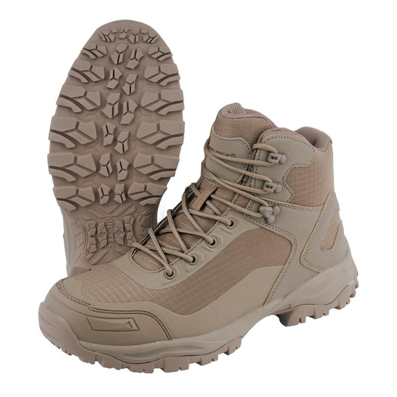 MIL-TEC active hiking boots tactical lightweight durable nonslip coyote footwear