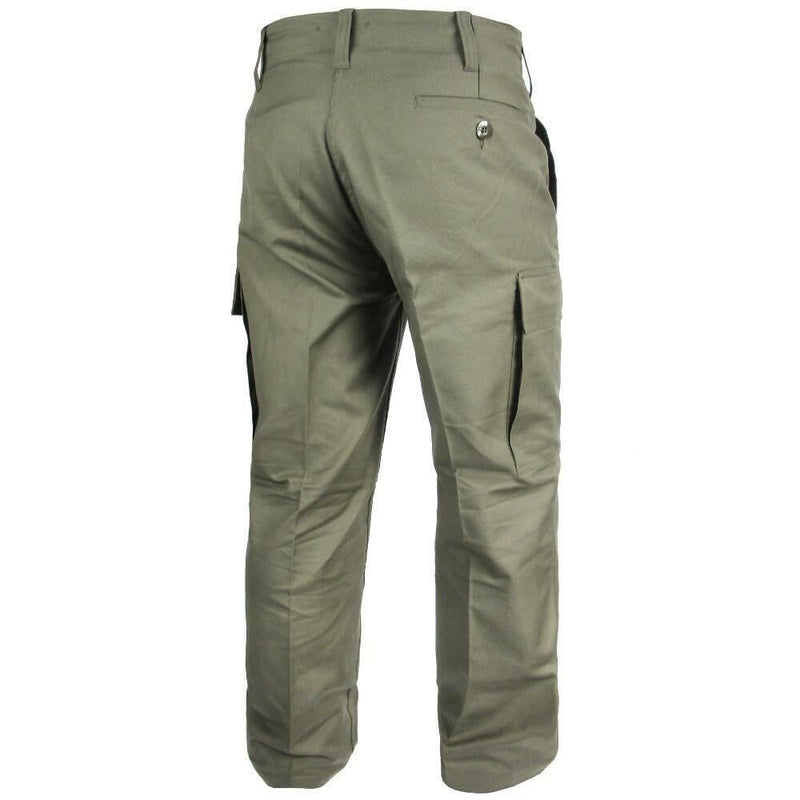 Genuine GERMAN ARMY ISSUE MOLESKIN OD PANTS field combat BW olive trousers NEW
