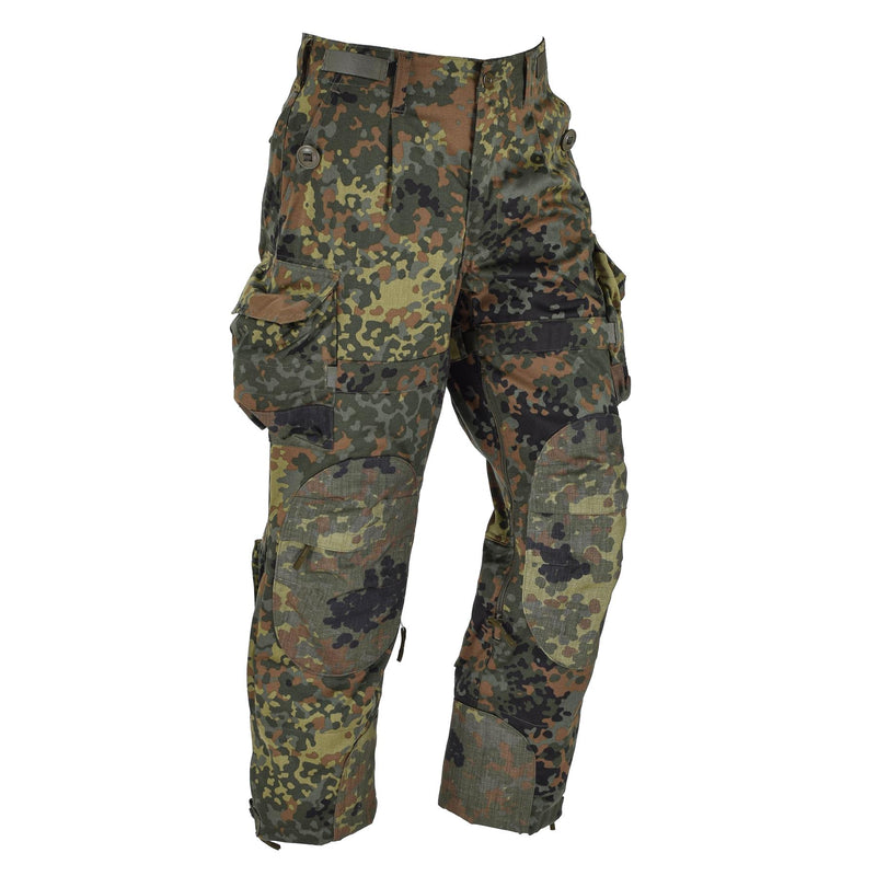 Leo Kohler KBS Flecktarn camo tactical pants reinforced trousers troops combat