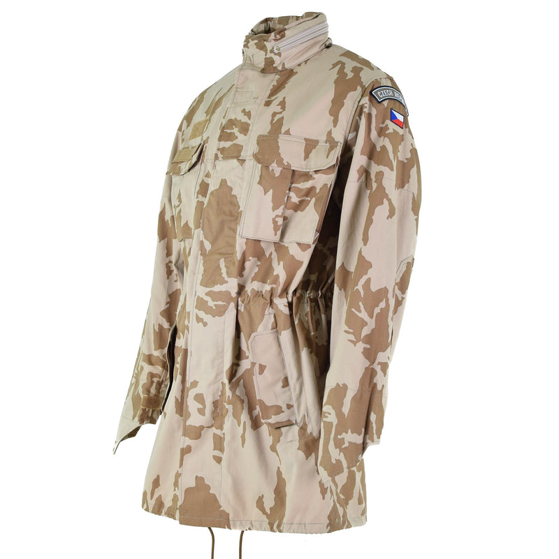 Original Czech army parka windproof jacket BDU desert camo military surplus NEW