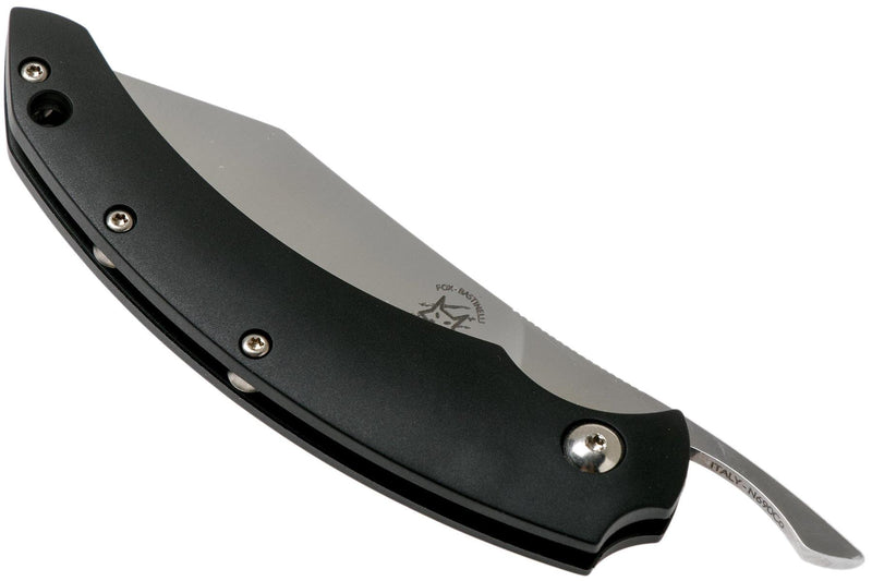 Fox Knives Brand Italy SLIM DRAGOTAC fixed blade knife stainless steel Black