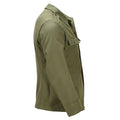 Original Romanian Army Work Jacket Button Front Military Field Coat Olive