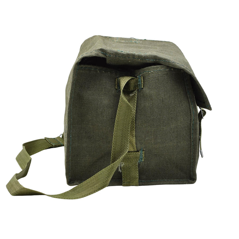 Original Polish Army Shoulder Vintage Olive Green Haversack Retro Bread Bag NEW