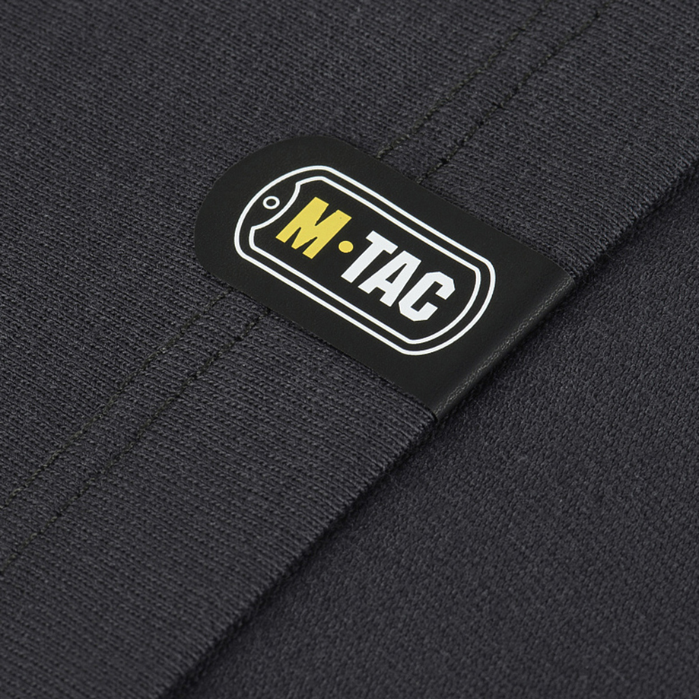 M-TAC 93/7 Summer T-Shirt Lightweight Stretch Cotton Short Sleeve Dark Grey