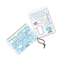 Ecopybook Tactical TS+M A6 NATO Map Ruler Set Flexible Polymer Blue Border