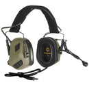 EARMOR M32 Plus Electronic Hearing Protection Headphones Tactical Olive - GoMilitar