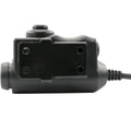 EARMOR M52-KEN PTT Adapter Kenwood Baofeng Radio Headset Tactical Black