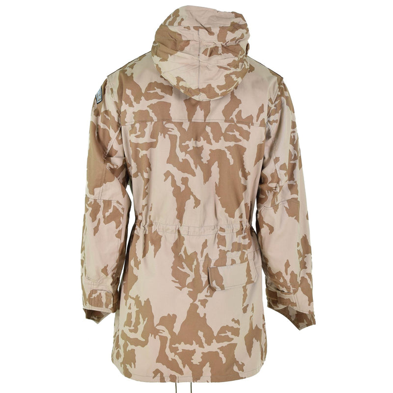 Original Czech army parka windproof jacket BDU desert camo military surplus NEW