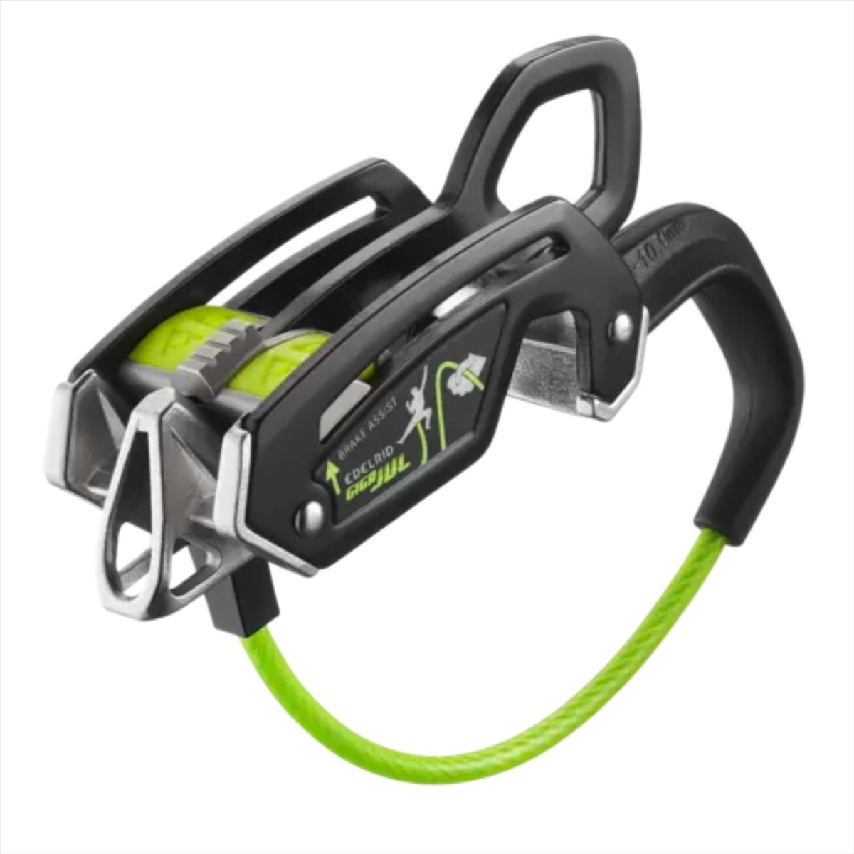 Edelrid GIGA JUL Belay Device – 2-in-1, 8.5–10.5 mm Rope - GoMilitar