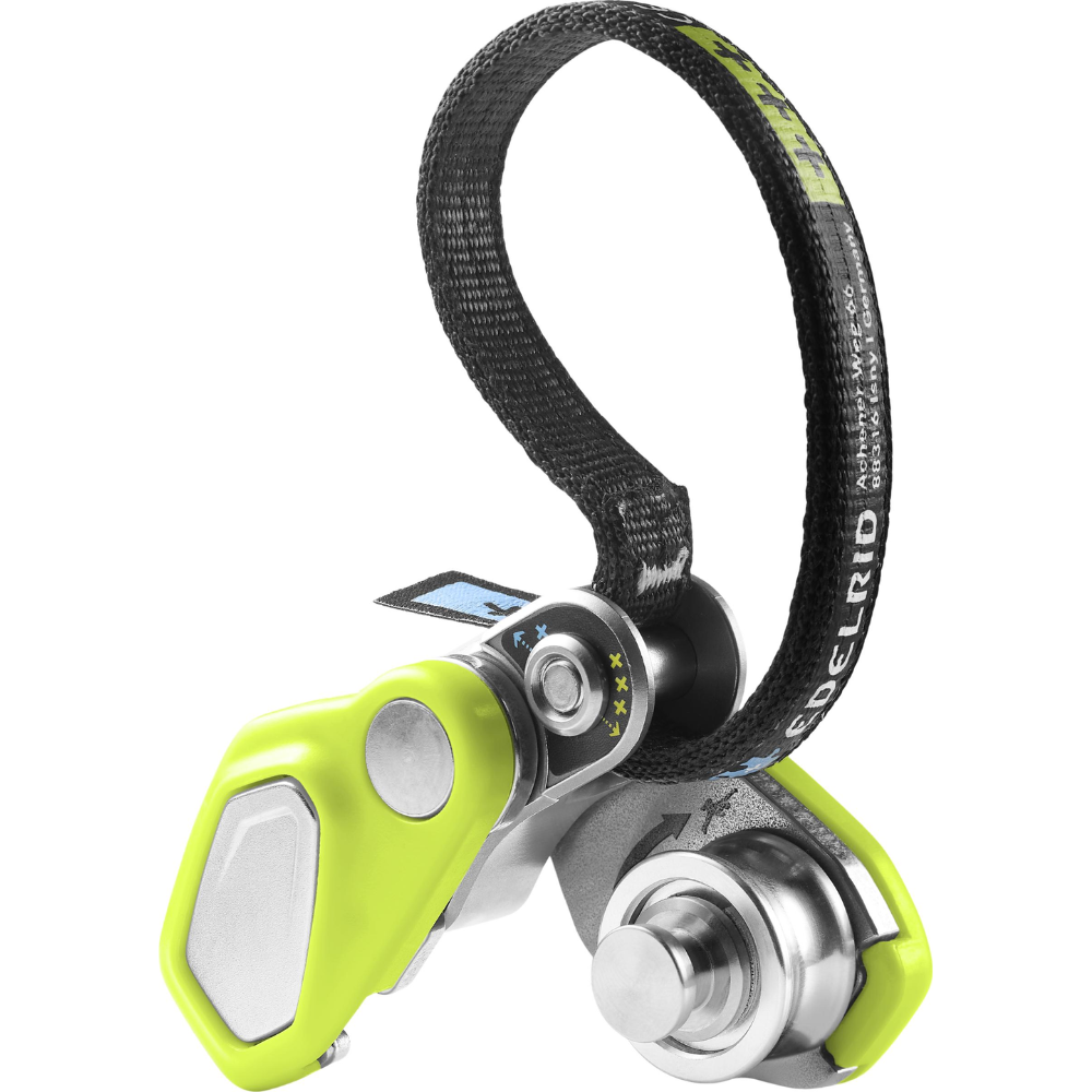 Edelrid Ohmega Climbing Brake Assistant with Pulley 8.6–10.5mm Rope Oasis